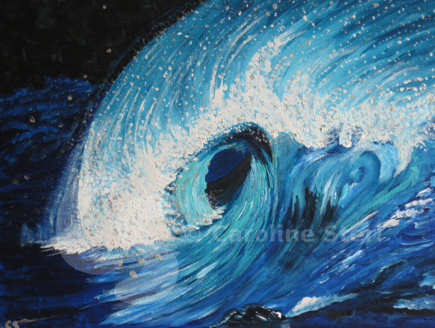 Painting: Big Wave 1